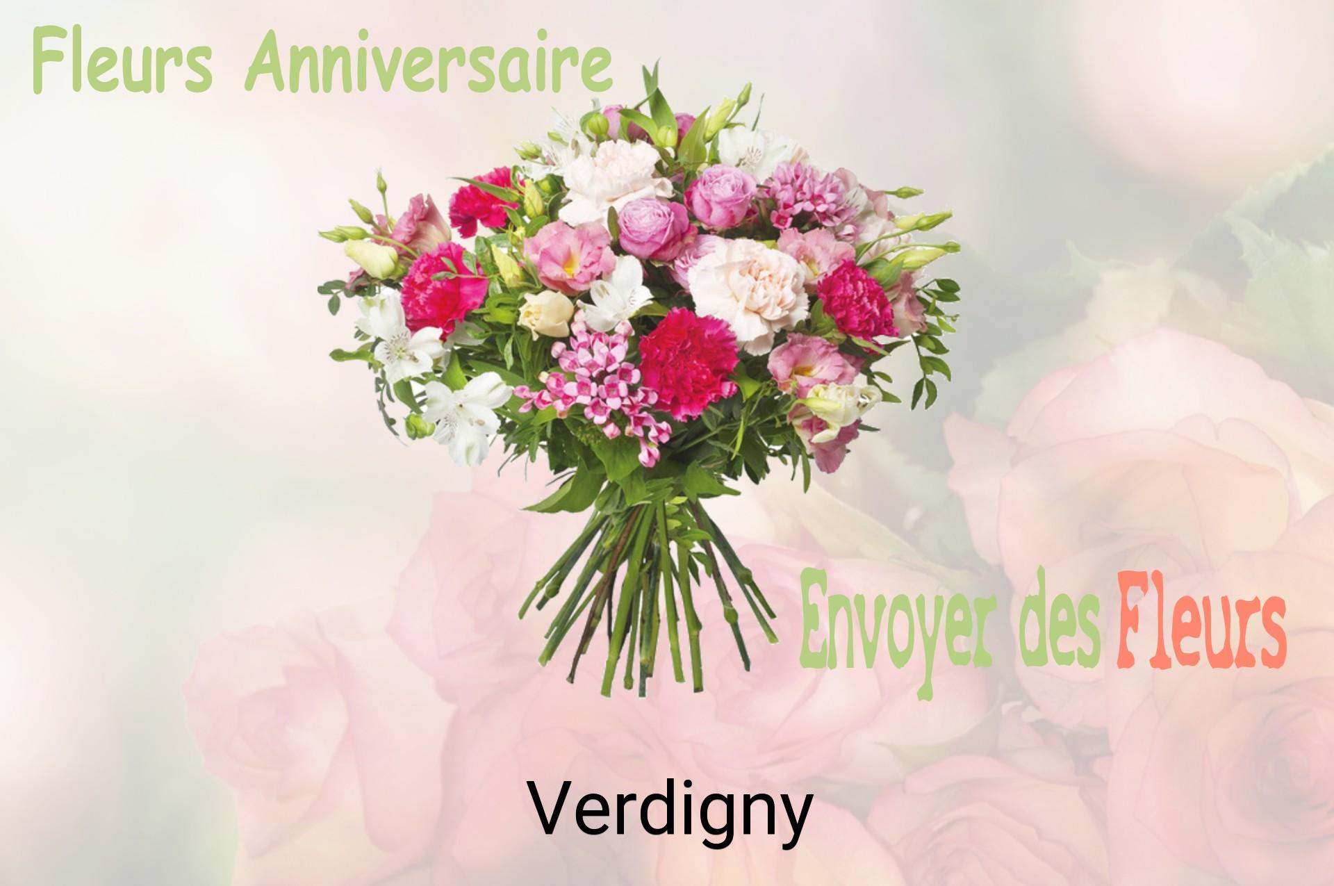 Bouquet de fleurs d’anniversaire livré à Verdigny